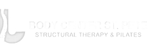 A logo for a body center for structural therapy and pilates.