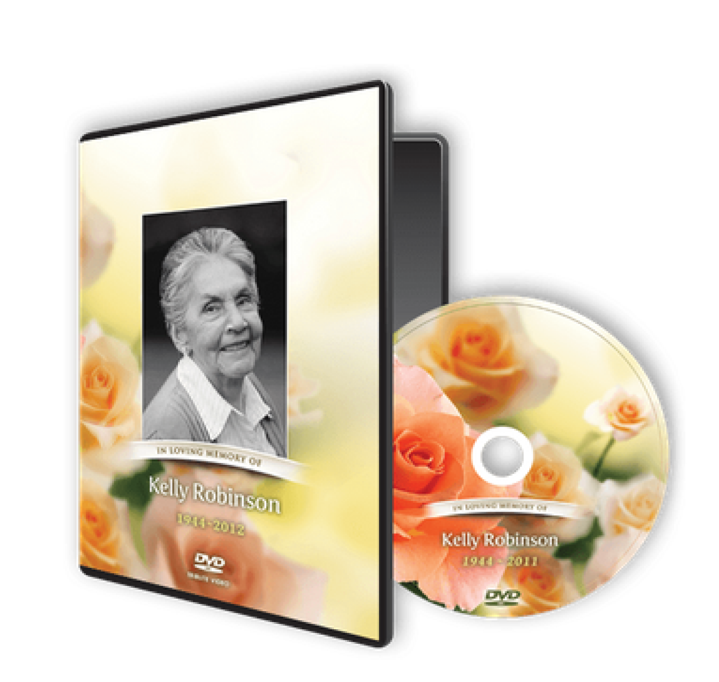 A dvd case with a picture of kelly robinson on it