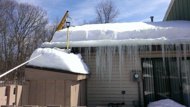 Snow on Roof — Snow Removal in Hurley, NY