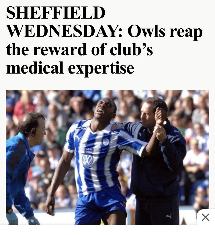 alan smith physiotherapy former sheffield wednesday and england physiotherapists