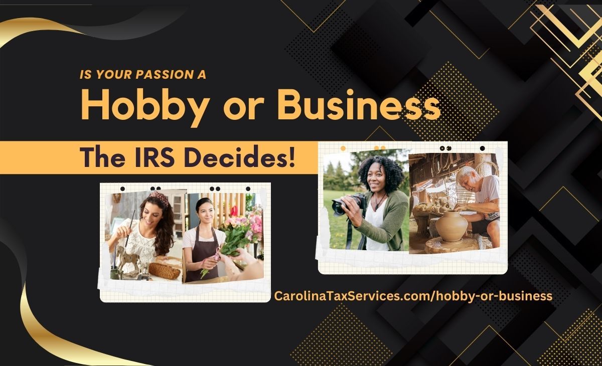 Learn how to determine if your hobby is a business in the eyes of the IRS.