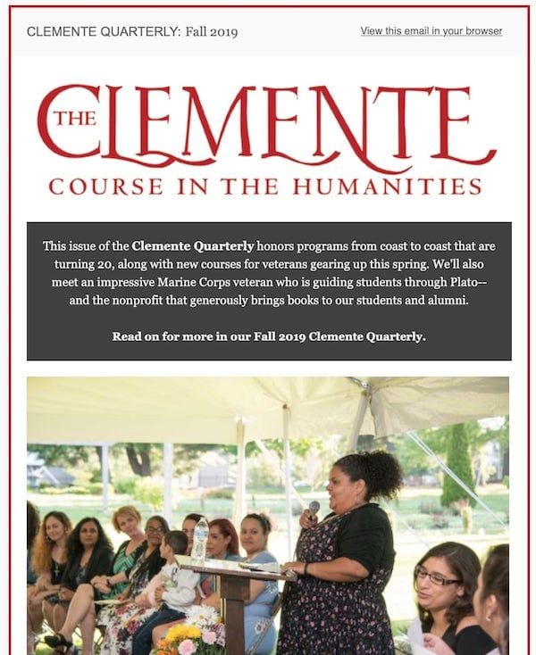 Fall 2019 Clemente Quarterly