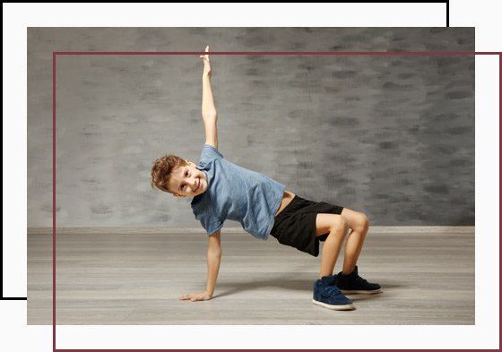 young boy doing hip-hop dance