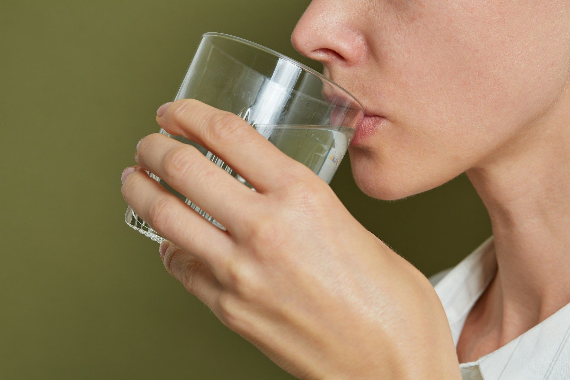 drinking tap water