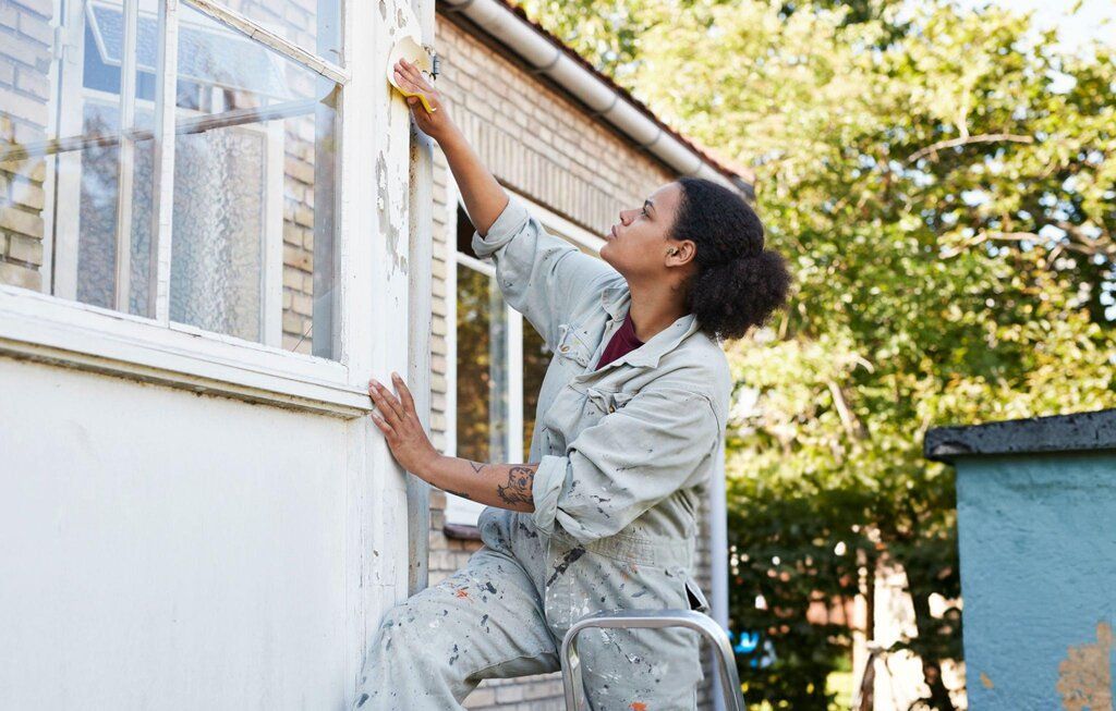 scraping lead paint