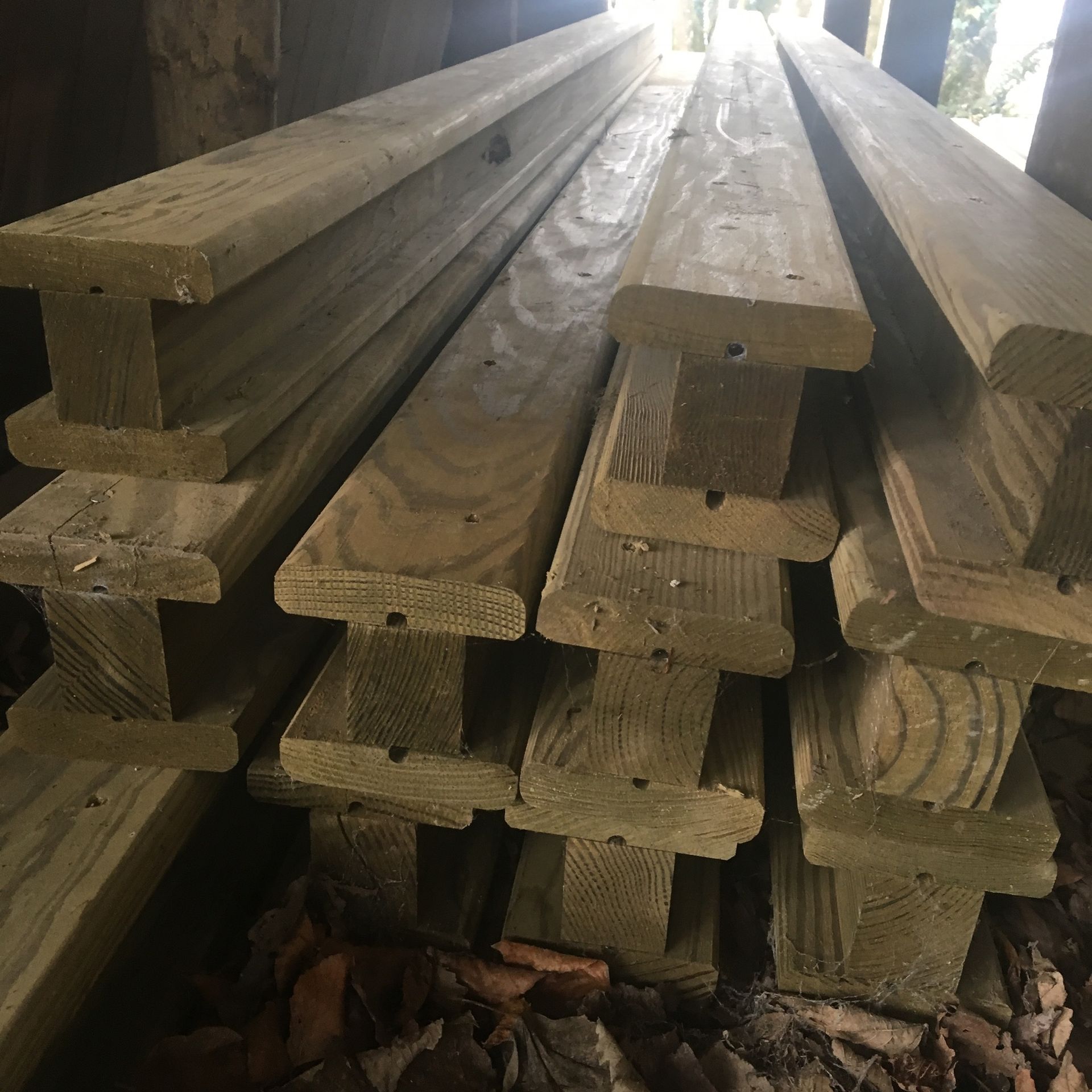 Slotted Wooden Fence Posts | Fencing Sheffield
