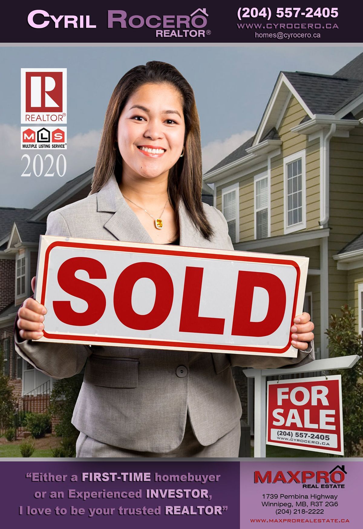 Cyril Rocero - Maxpro Real Estate - Top Winnipeg Realtor