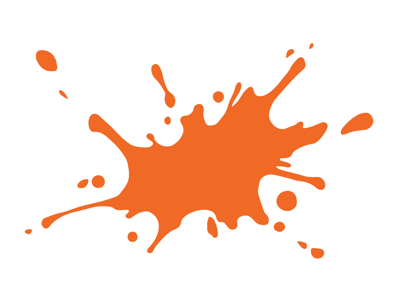 Orange Nickelodeon splat logo.
