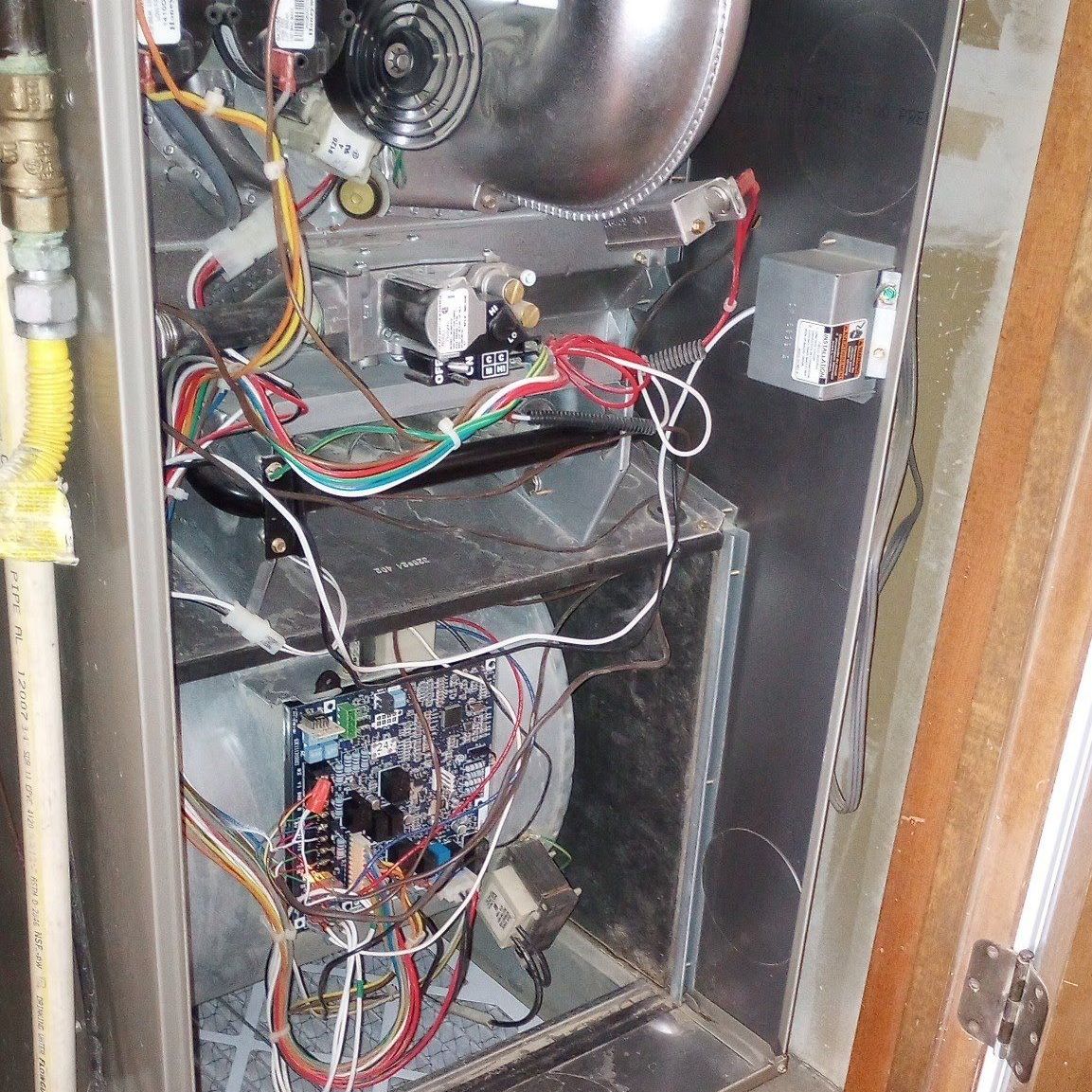 inside of a furnace