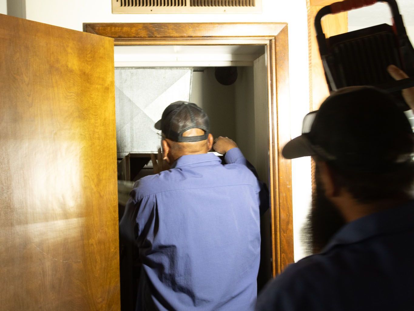 R.A. Biel employee heating repairs