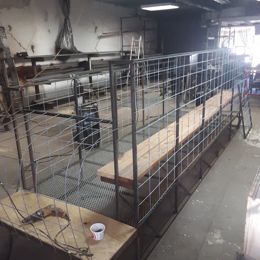 steel duck blind skid