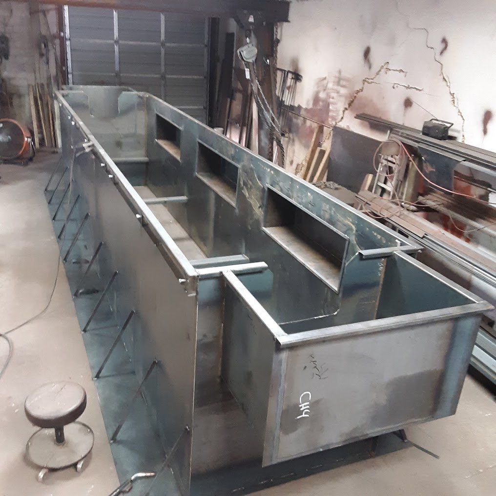 steel duck blind pit