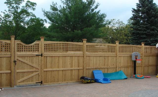 boards-with-lattice-topper - Dedham, MA - Precision Fence