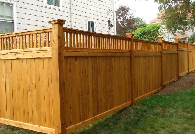 boards-with-lattice-topper - Dedham, MA - Precision Fence Contractors Inc.