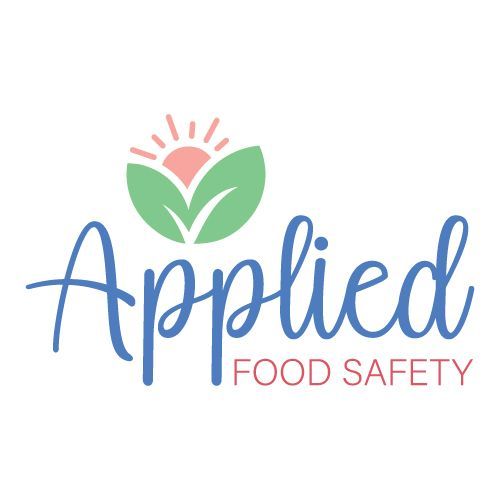 A full-color logo of Applied Food Safety.