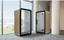 two office privacy booths