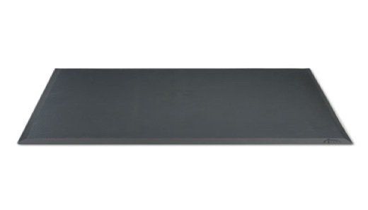 Dark gray rectangular anti-fatigue mat.