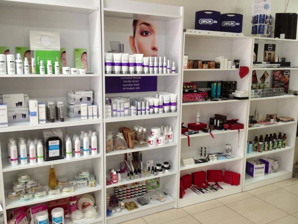 A Store Filled With Lots Of Different Types Of Cosmetics — Xtreme Rejuvenation Clinic, Medispa & Beauty Therapy In Maryborough, QLD