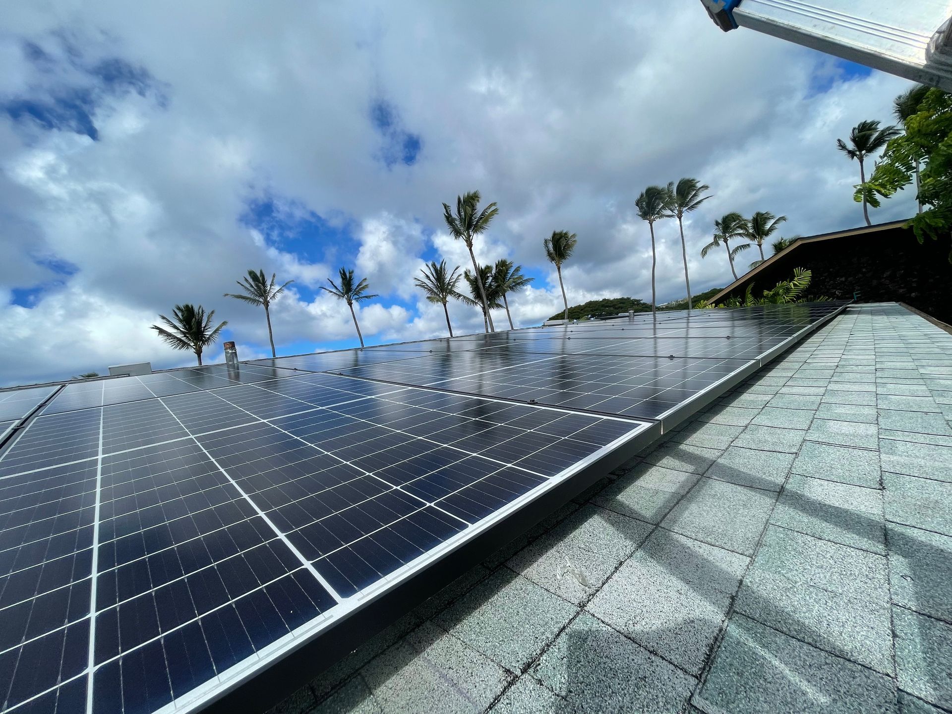 Great Shot of Solar Panels – Puunene, HI - Hawaii Electrical Solutions LLC