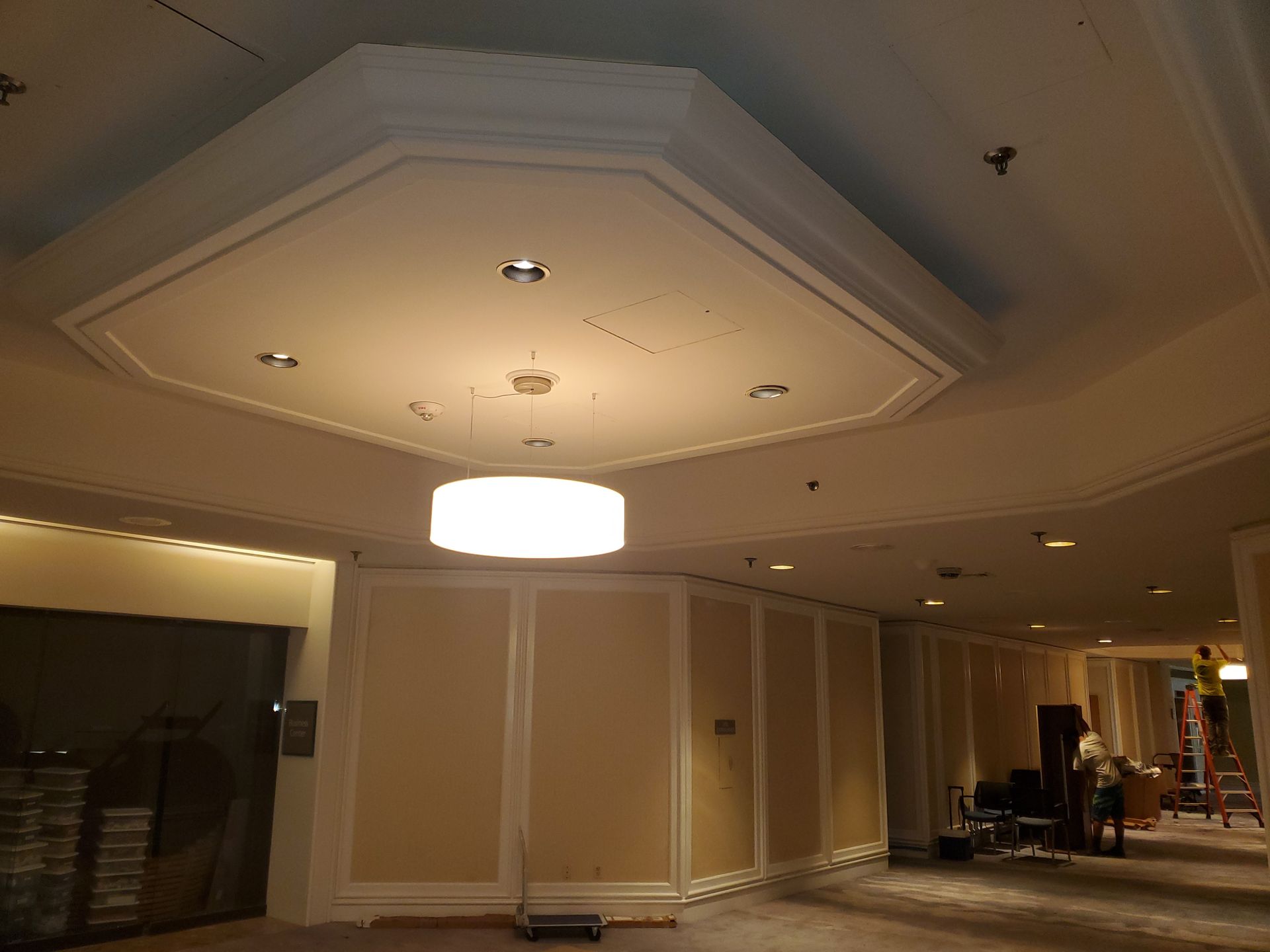 Photo of Light With Hallway in the Background – Puunene, HI - Hawaii Electrical Solutions LLC