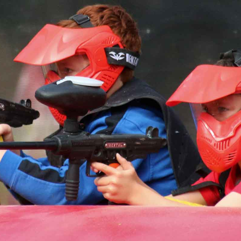 Pee Wee Paintball Players