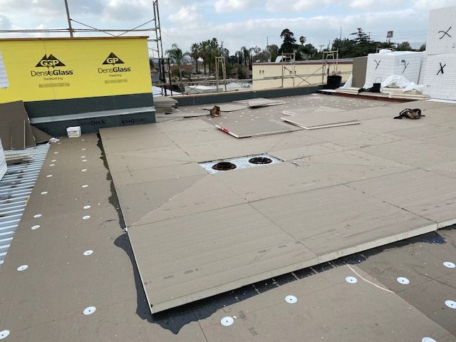 Roof Deck Before Repair — Riverside,CA — Roy O. Huffman Roof Company