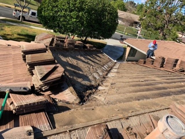 Before Repair — Riverside,CA — Roy O. Huffman Roof Company
