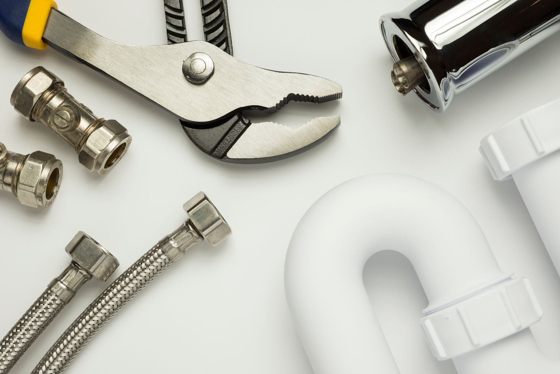 Plumbing tools and parts for emergency plumbing system repair in Moline, IL by Erickson Plumbing & H