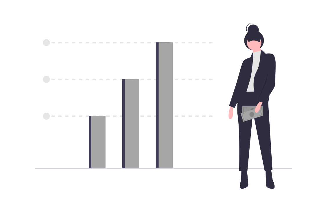 illustration of growing returns