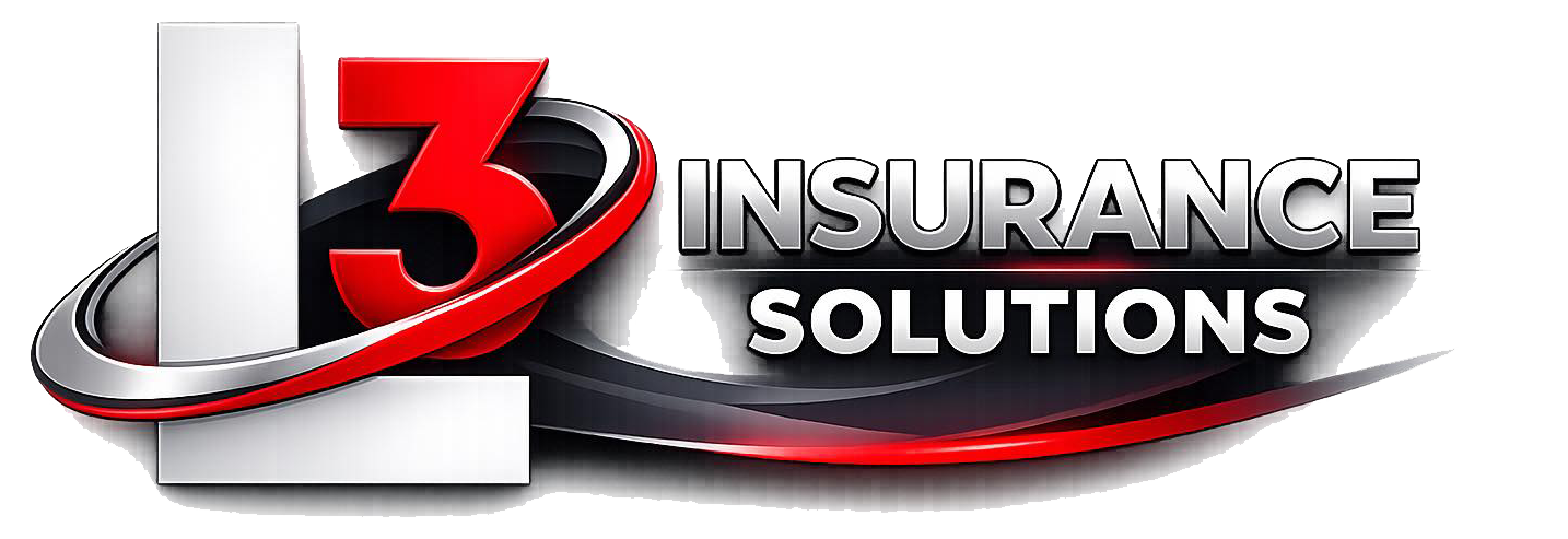 L3 Insurance Solutions logo with red &ldquo;L3&rdquo; and silver text on a white background