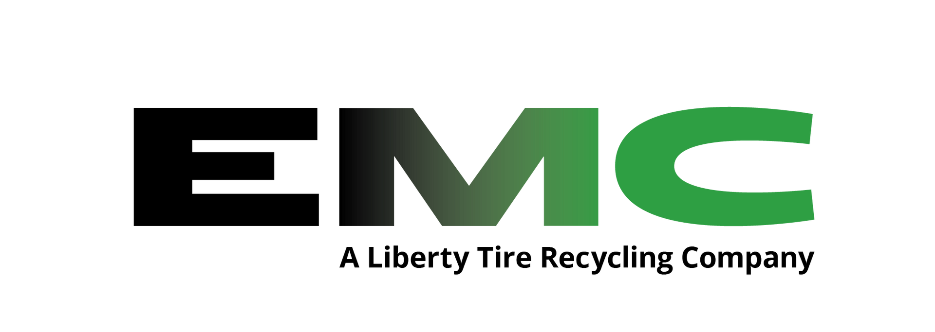 The logo for emc a liberty tire recycling company