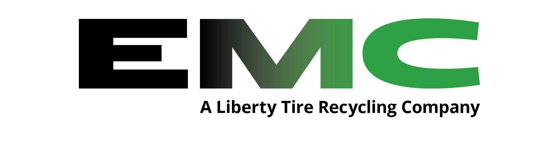 The logo for emc a liberty tire recycling company