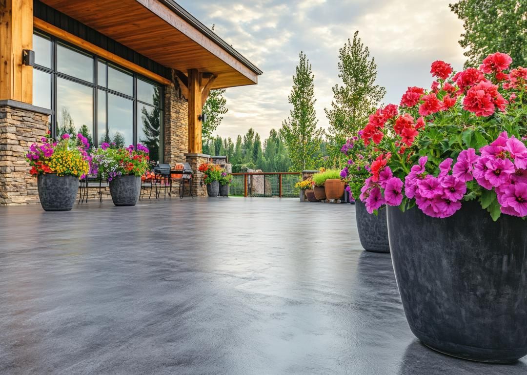 Concrete patios