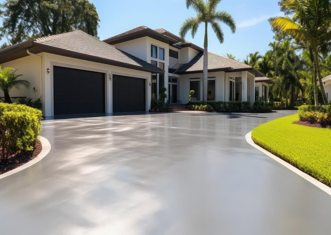 Enhancing curb appeal with concrete