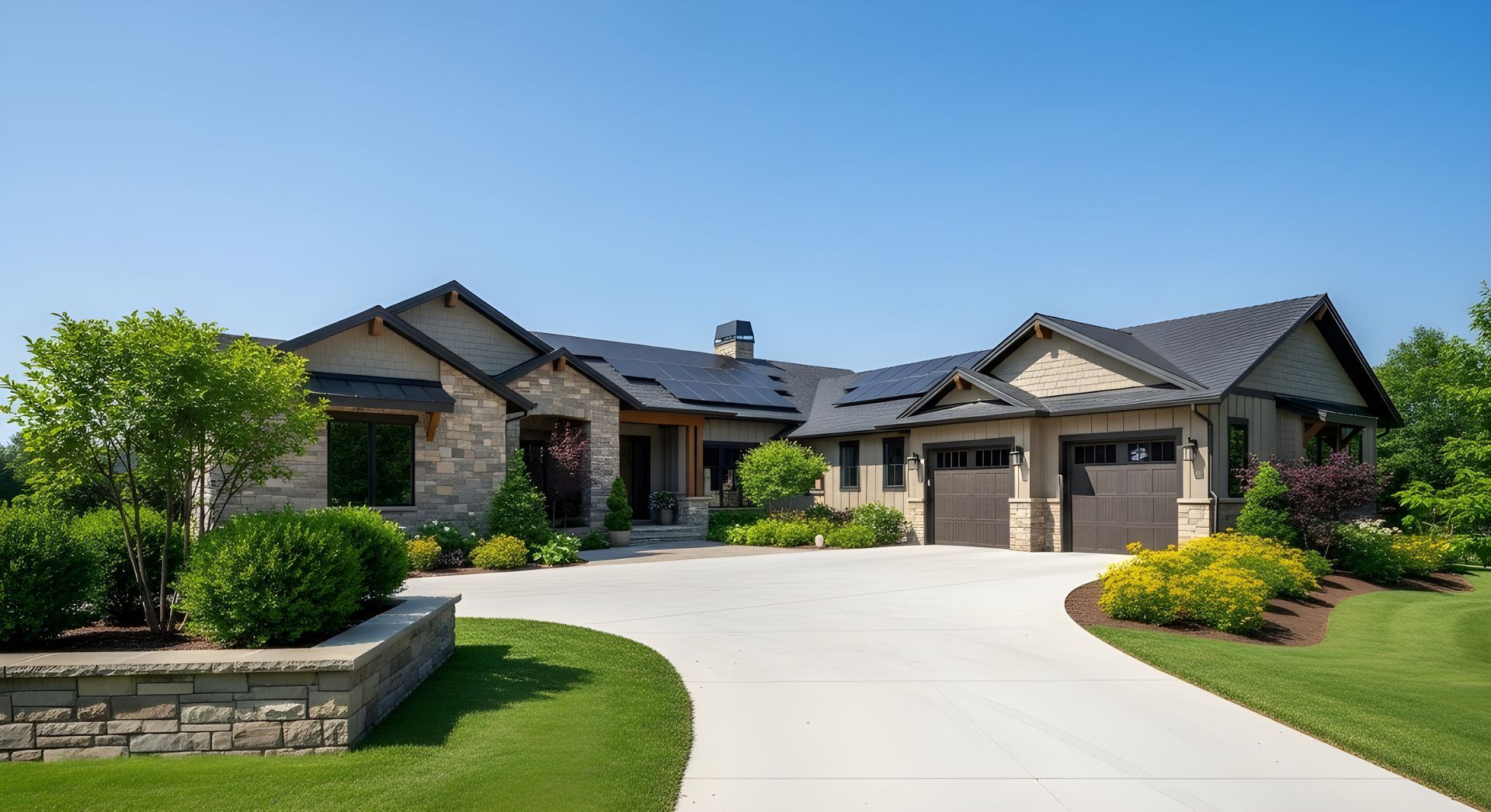 Low-maintenance concrete driveways