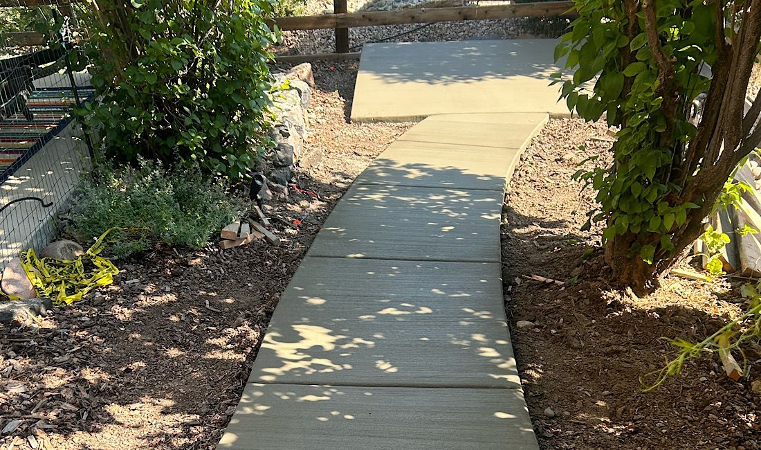 slip-resistant concrete walkways in Castle Rock