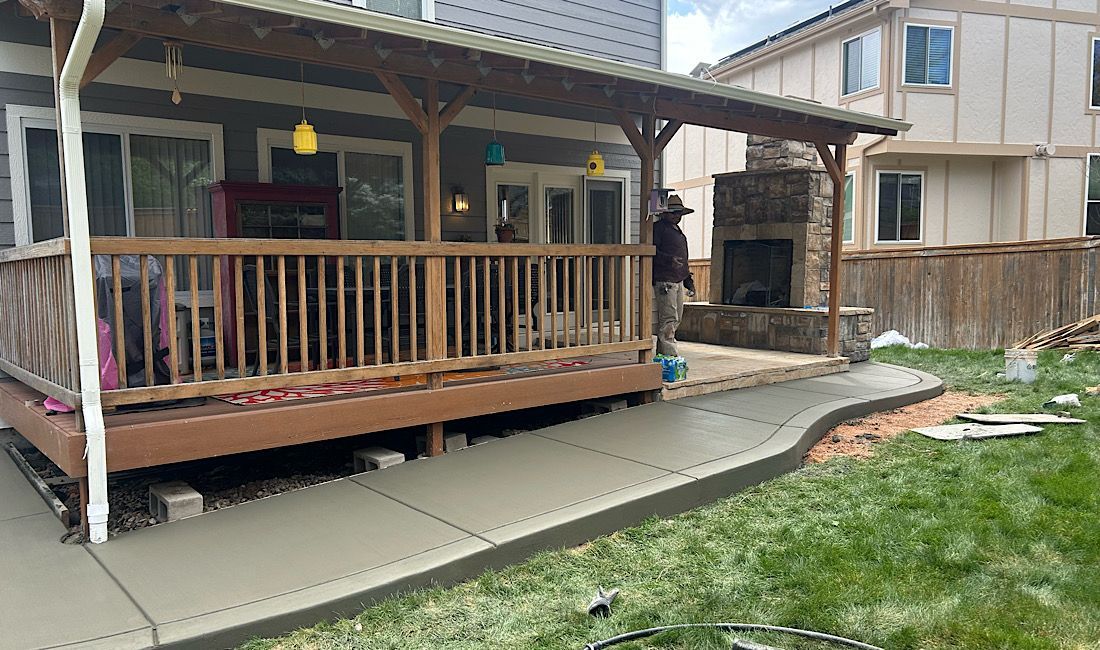concrete walkways & patios for seniors in Castle Rock