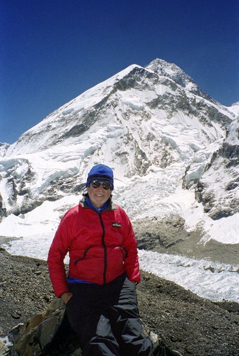 Photo of George Basch taken by: Jonathan Chester with  Mount Everest in the Background