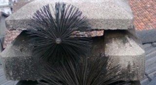 Spazzola per pulizia camino