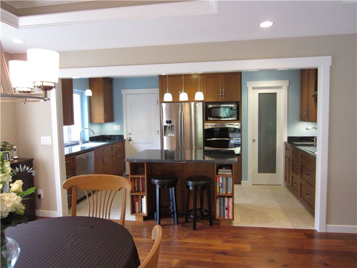 Completed kitchen remodeling design project in Santa Clara, CA