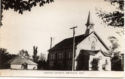 This is a photograph of St. Andrew's United in about 1930.
