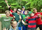 This is a picture of children at camp.