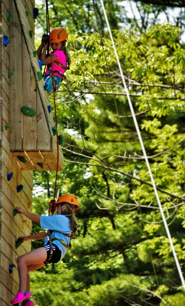 This is a photo of children at camp.