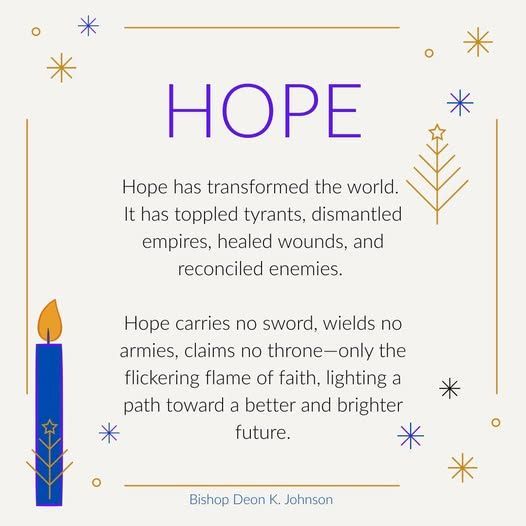 This is a message about HOPE.