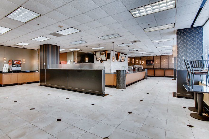 office space with deli cafeteria