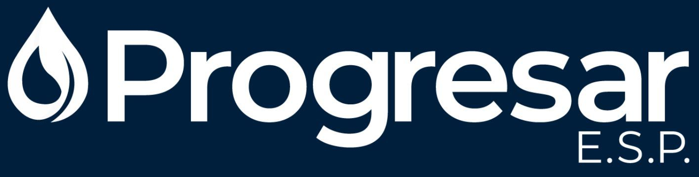 Se muestra un logotipo de Progressor ESP sobre un fondo blanco.