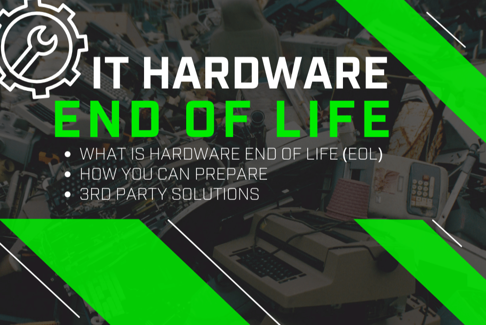 A poster that says it hardware end of life