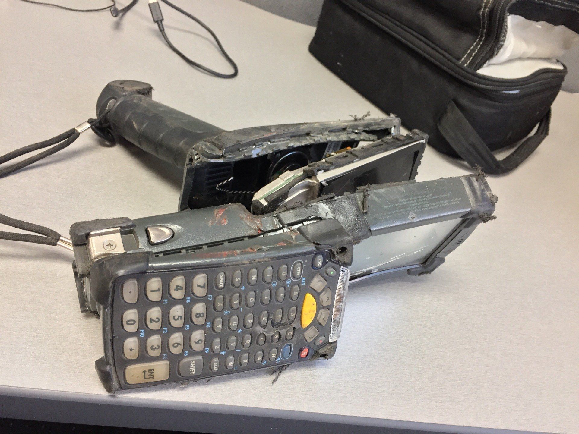 Broken Datalogic Heron HD3430 ready for repair