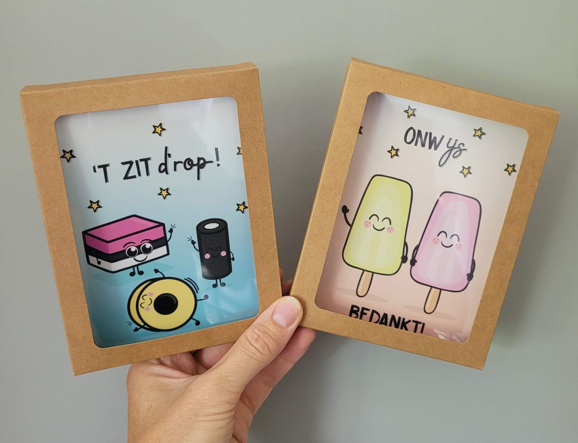 Ansichtkaart 't zit d'rop