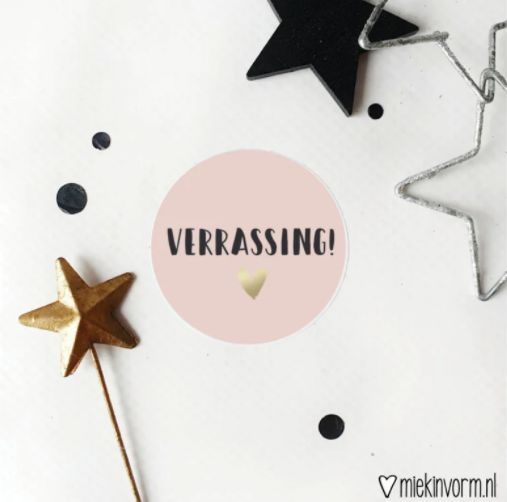 Sticker Verrassing (set van 2 stuks)